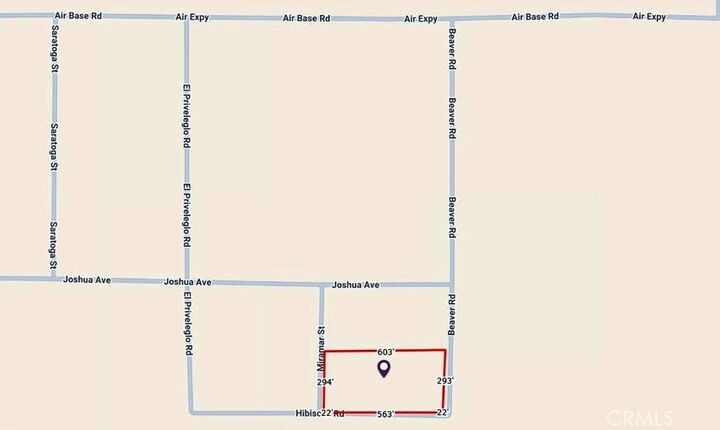 Property Photo: 0 Beaver & Hibiscus 4.23-Acres Road CA 92301