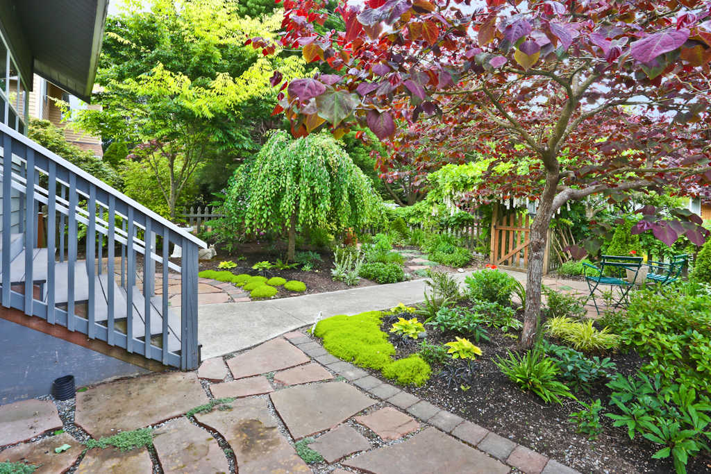 Property Photo: Front garden 8847 36th Ave SW  WA 98126 