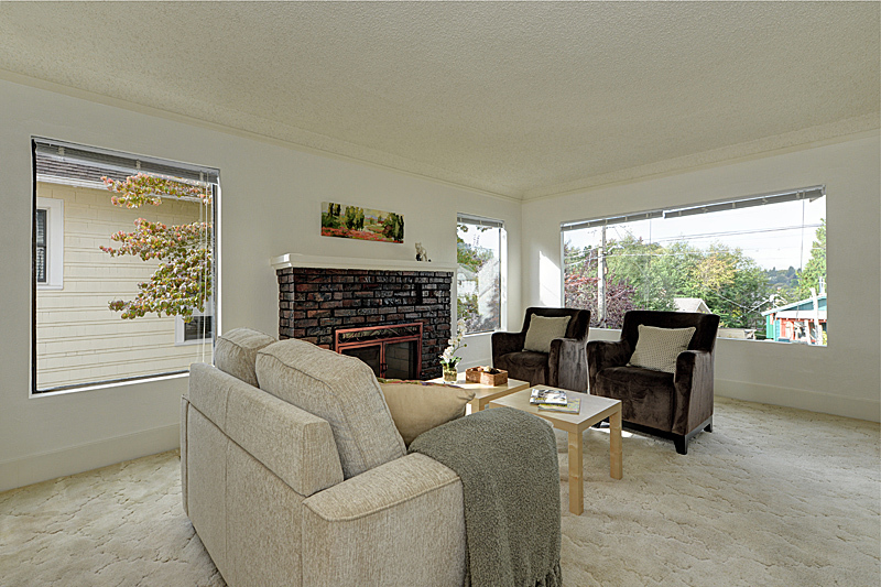 Property Photo: Living room 5554 30th Ave NE  WA 98105 