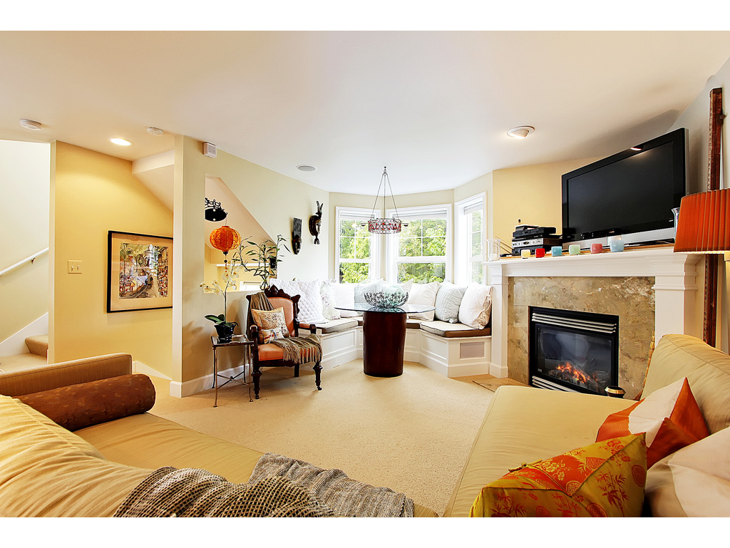 Property Photo: Living room 8508 Edgewest Dr NW  WA 98117 