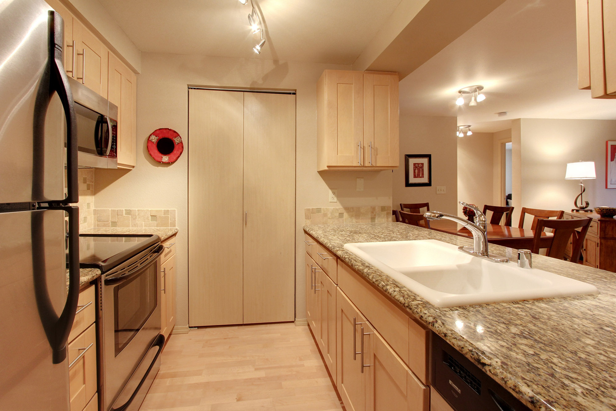 Property Photo: Kitchen 6960 California  Avenue SW A207  WA 98136 