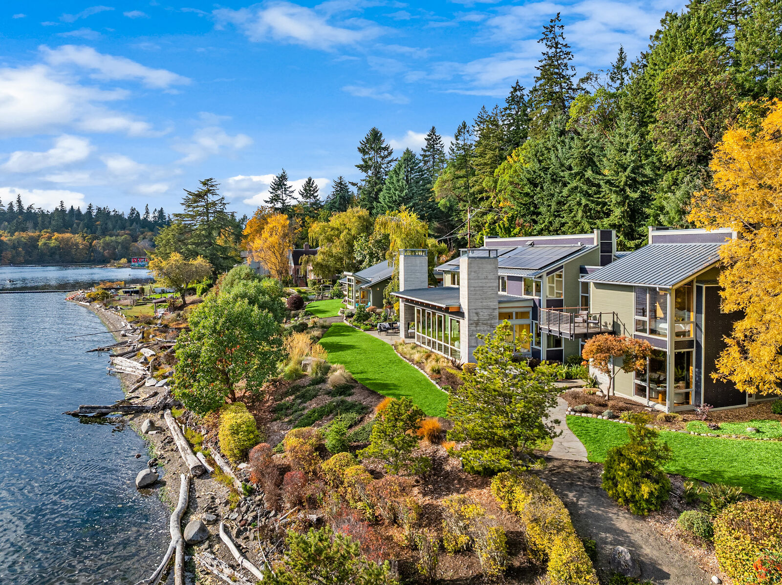 Property Photo: Waterfront Masterpiece 10403 NE Seaborn Road WA 98110